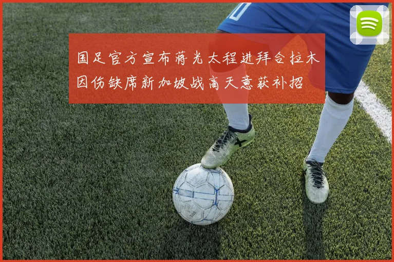 国足官方宣布蒋光太程进拜合拉木因伤缺席新加坡战高天意获补招